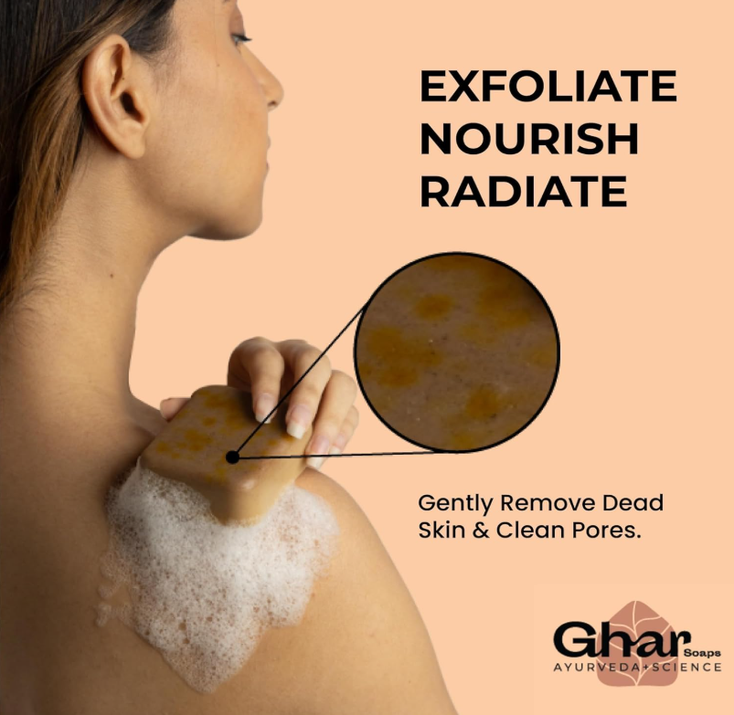 Magic Soap – (Sandalwood & Saffron) by Ghar Soaps